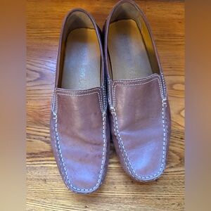 Geox Respira Leather Driving Loafers